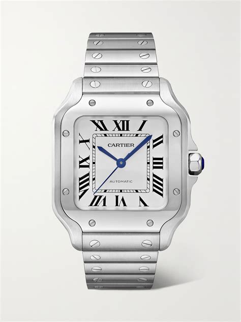 cartier plain jane watch|santos de cartier watch medium.